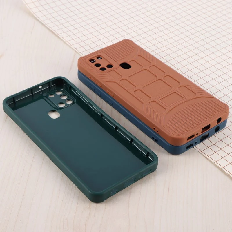 قاب سیلیکونی ژله ای سامسونگ Galaxy A21s پنجره ای محافظ لنزدار
