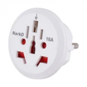 تبدیل برق 3 به 2 نارکد YH-005K 16A