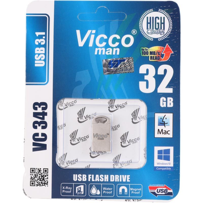 فلش 32 گیگ ویکومن Vicco Man VC343 USB3.1