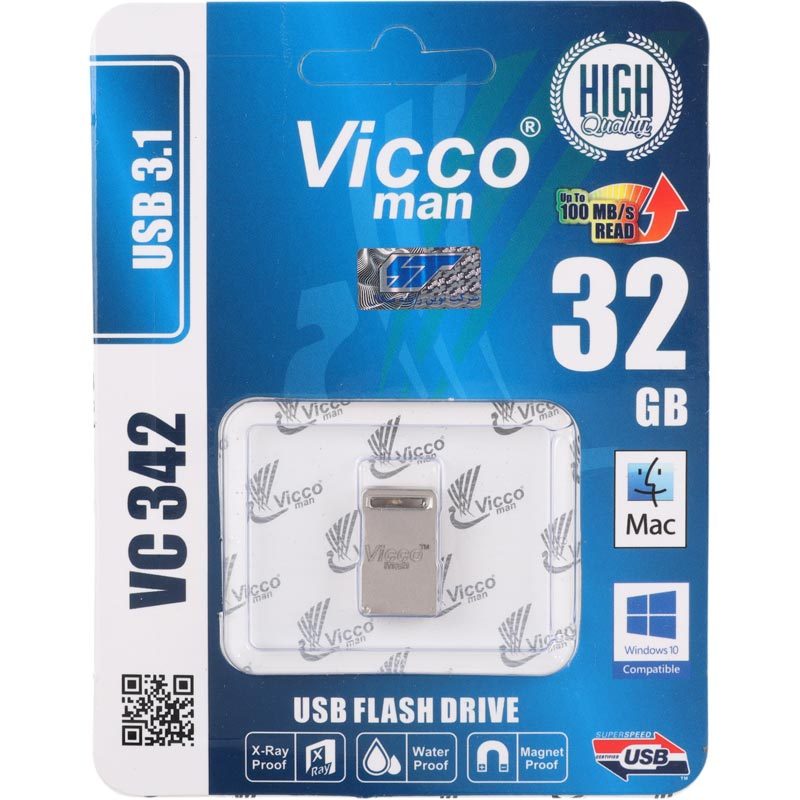 فلش 32 گیگ ویکومن Vicco Man VC342 USB3.1