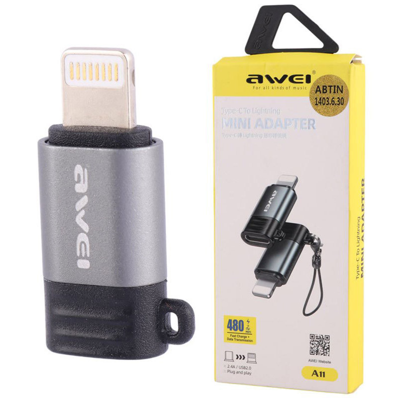 تبدیل Awei A11 OTG Type-C To Lightning