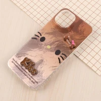 قاب IMD آیفون iPhone 13 / 14 طرح Kitty Kiss برجسته براق