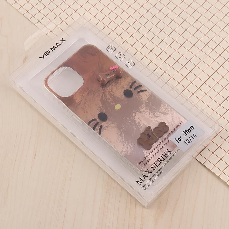 قاب IMD آیفون iPhone 13 / 14 طرح Kitty Kiss برجسته براق