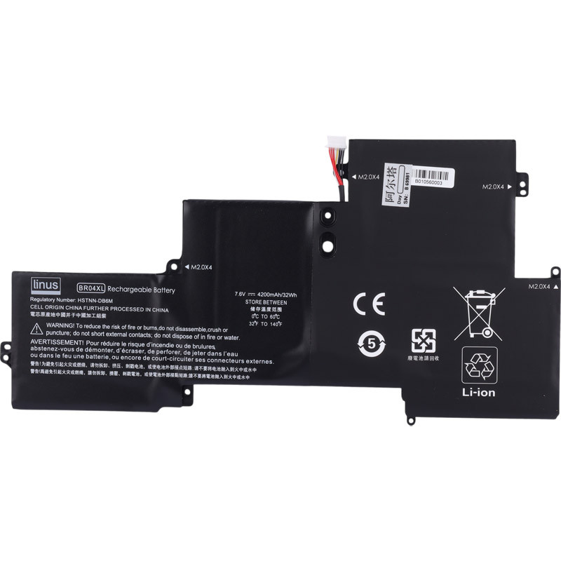 باتری لپ تاپ اچ پی HP BR04XL 4Cell