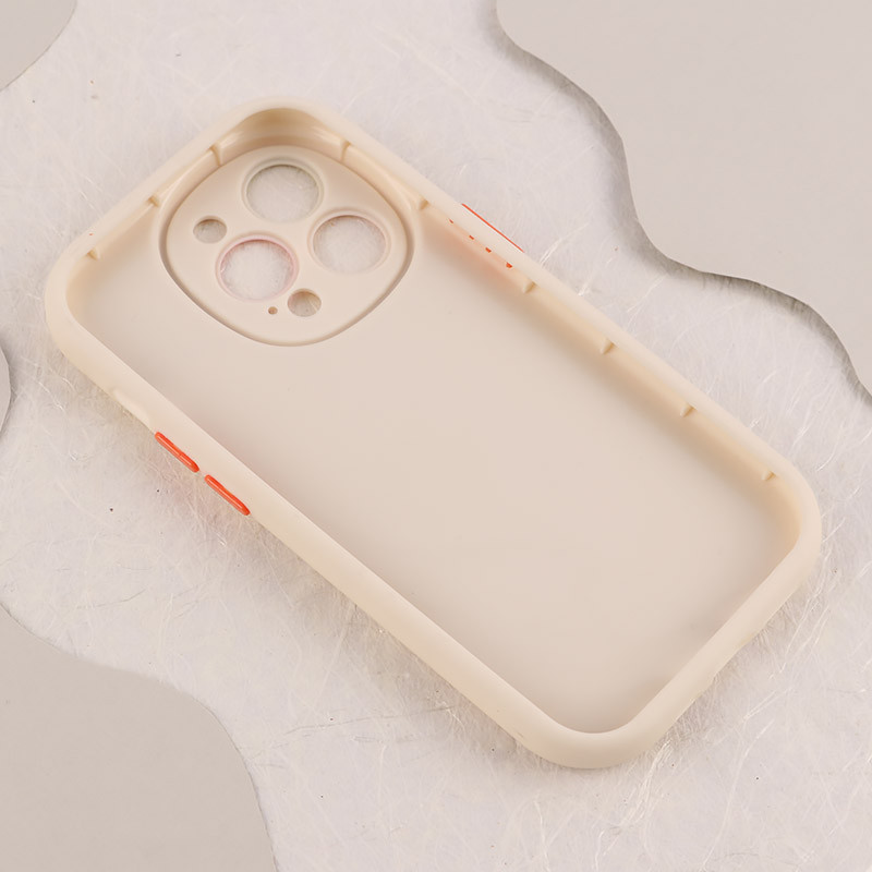 قاب چرمی آیفون iPhone 14 Pro طرح نقاشی برجسته محافظ لنزدار
