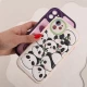 قاب چرمی آیفون iPhone 11 طرح نقاشی برجسته محافظ لنزدار