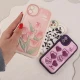 قاب چرمی آیفون iPhone 11 طرح نقاشی برجسته محافظ لنزدار