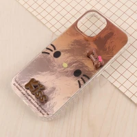 قاب IMD آیفون iPhone 15 طرح Kitty Kiss برجسته براق