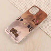 قاب IMD آیفون iPhone 12 / 12 Pro طرح Kitty Kiss برجسته براق