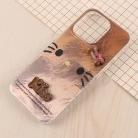 قاب IMD آیفون iPhone 16 Pro طرح Kitty Kiss برجسته براق