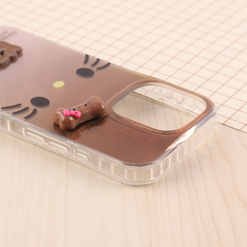قاب IMD آیفون iPhone 16 Pro طرح Kitty Kiss برجسته براق