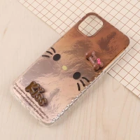 قاب IMD آیفون iPhone 11 طرح Kitty Kiss برجسته براق