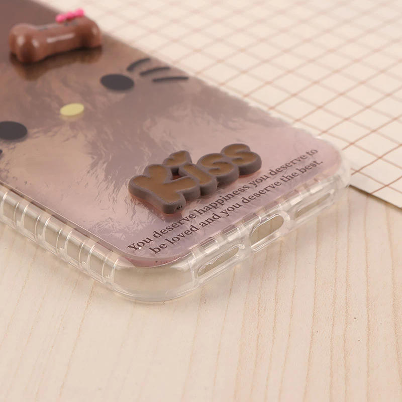 قاب IMD آیفون iPhone 11 طرح Kitty Kiss برجسته براق