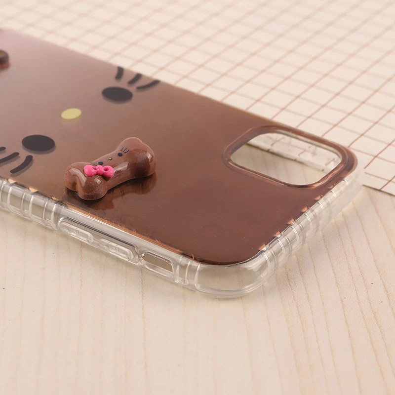 قاب IMD آیفون iPhone 11 طرح Kitty Kiss برجسته براق