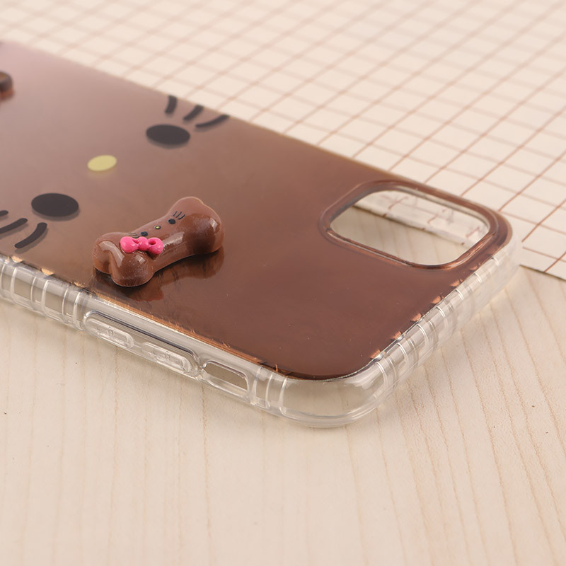 قاب IMD آیفون iPhone 11 طرح Kitty Kiss برجسته براق