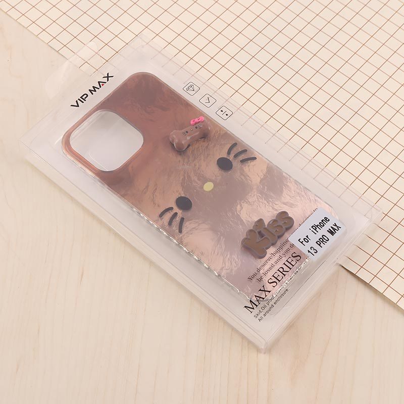 قاب IMD آیفون iPhone 13 Pro Max طرح Kitty Kiss برجسته براق