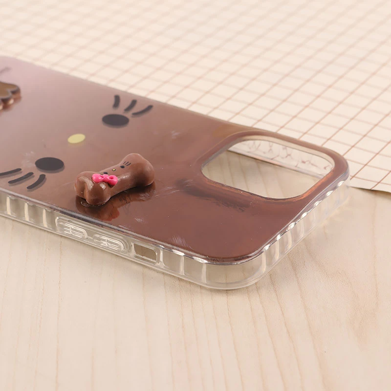 قاب IMD آیفون iPhone 13 Pro Max طرح Kitty Kiss برجسته براق