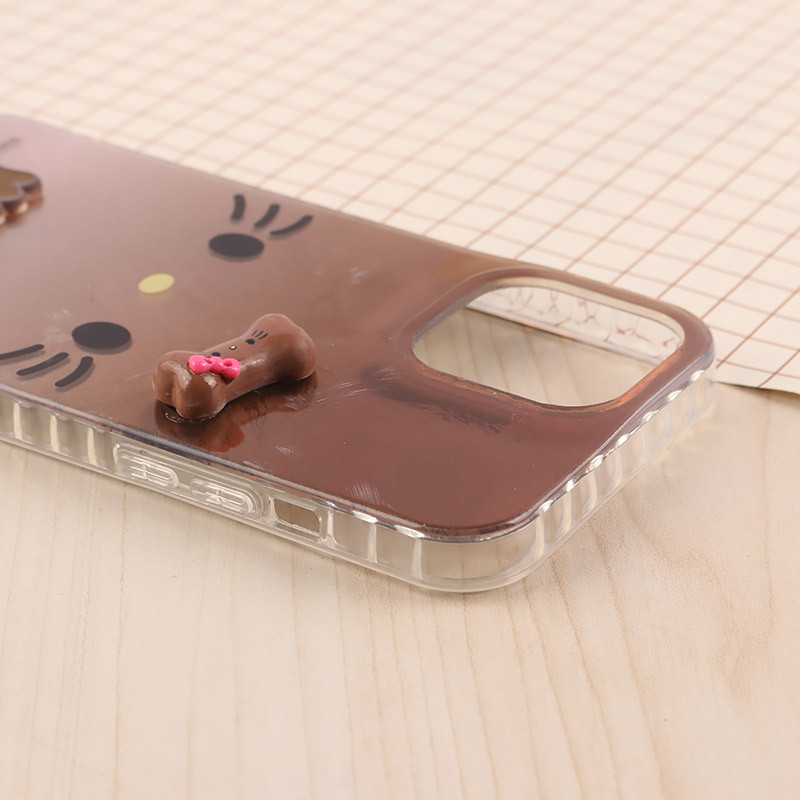 قاب IMD آیفون iPhone 13 Pro Max طرح Kitty Kiss برجسته براق