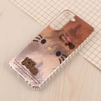 قاب IMD سامسونگ Galaxy S21 FE 5G طرح Kitty Kiss برجسته براق