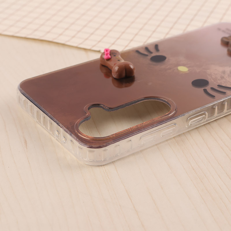 قاب IMD سامسونگ Galaxy S24 FE طرح Kitty Kiss برجسته براق