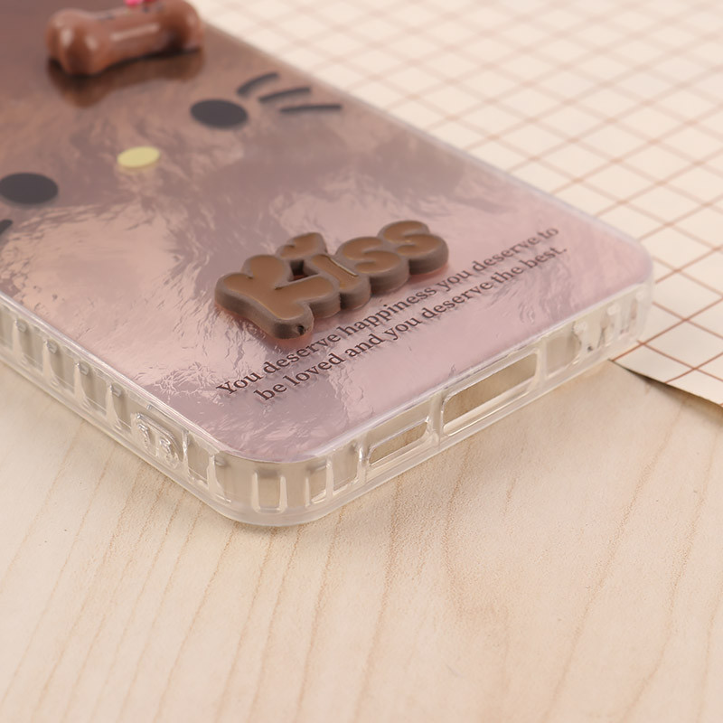 قاب IMD سامسونگ Galaxy S24 FE طرح Kitty Kiss برجسته براق