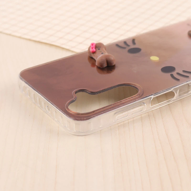 قاب IMD سامسونگ Galaxy A16 4G / A16 5G طرح Kitty Kiss برجسته براق