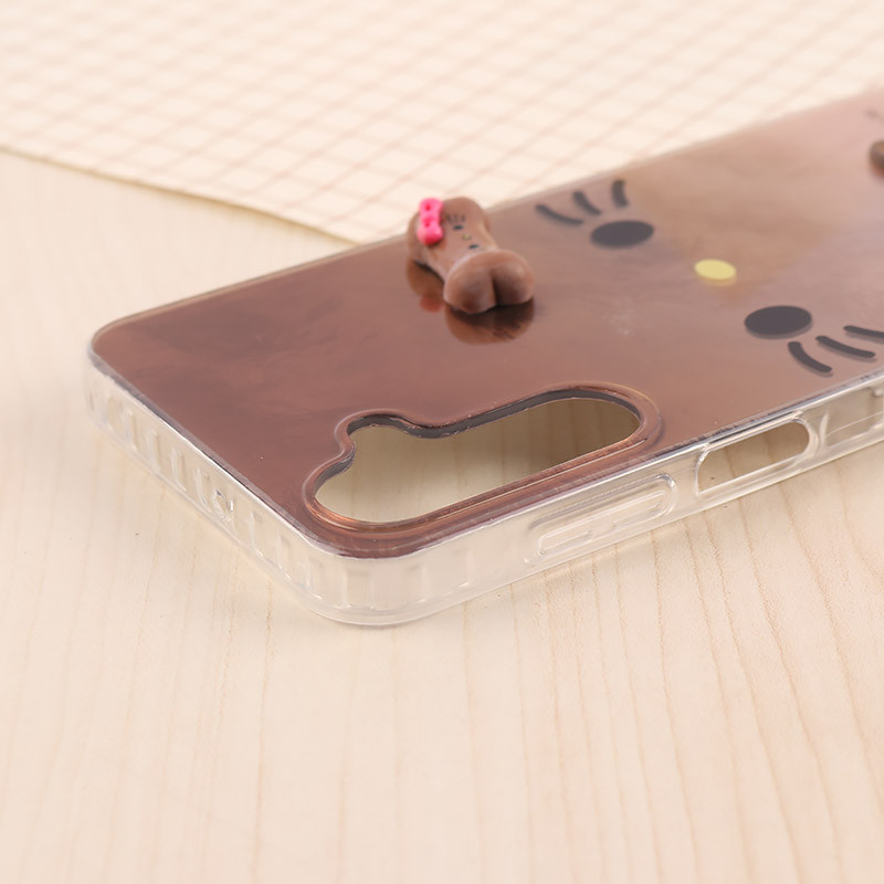 قاب IMD سامسونگ Galaxy A16 4G / A16 5G طرح Kitty Kiss برجسته براق