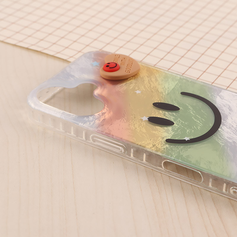 قاب IMD آیفون iPhone 16 طرح Smile برجسته براق