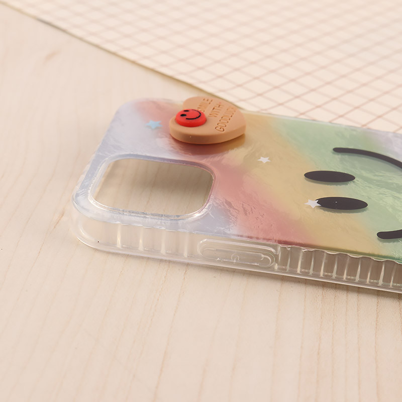 قاب IMD آیفون iPhone 12 / 12 Pro طرح Smile برجسته براق