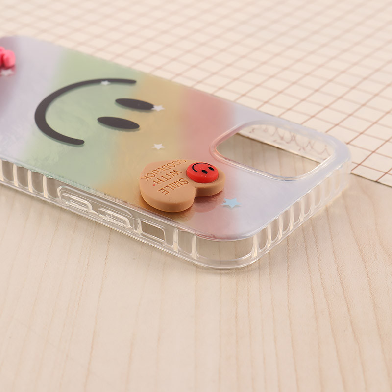 قاب IMD آیفون iPhone 12 / 12 Pro طرح Smile برجسته براق