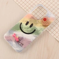 قاب IMD آیفون iPhone 16 Pro طرح Smile برجسته براق