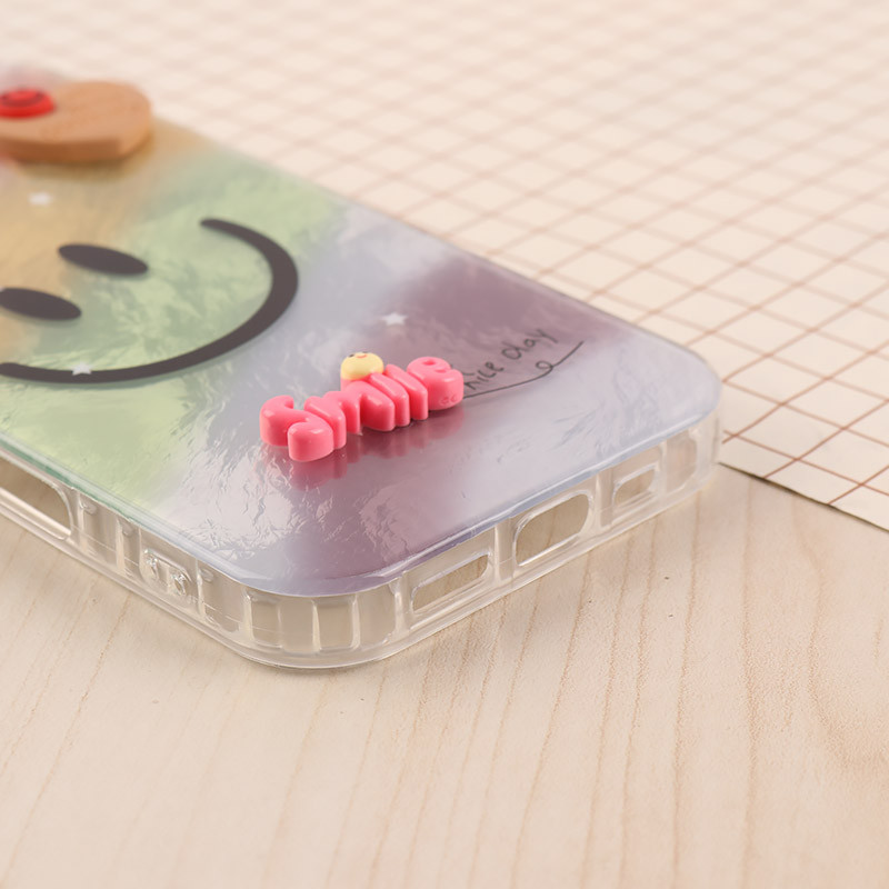 قاب IMD آیفون iPhone 16 Pro طرح Smile برجسته براق