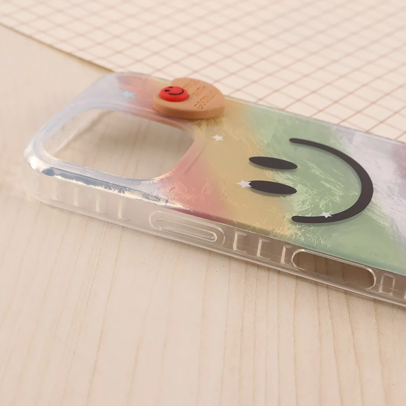قاب IMD آیفون iPhone 16 Pro طرح Smile برجسته براق