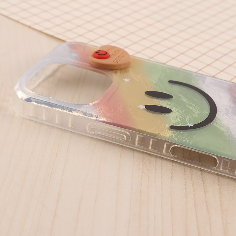 قاب IMD آیفون iPhone 16 Pro طرح Smile برجسته براق