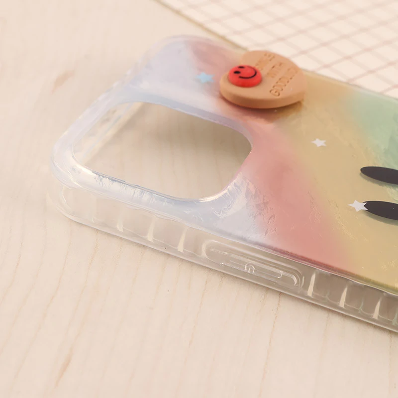 قاب IMD آیفون iPhone 13 Pro Max طرح Smile برجسته براق