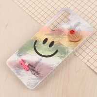 قاب IMD سامسونگ Galaxy S24 FE طرح Smile برجسته براق