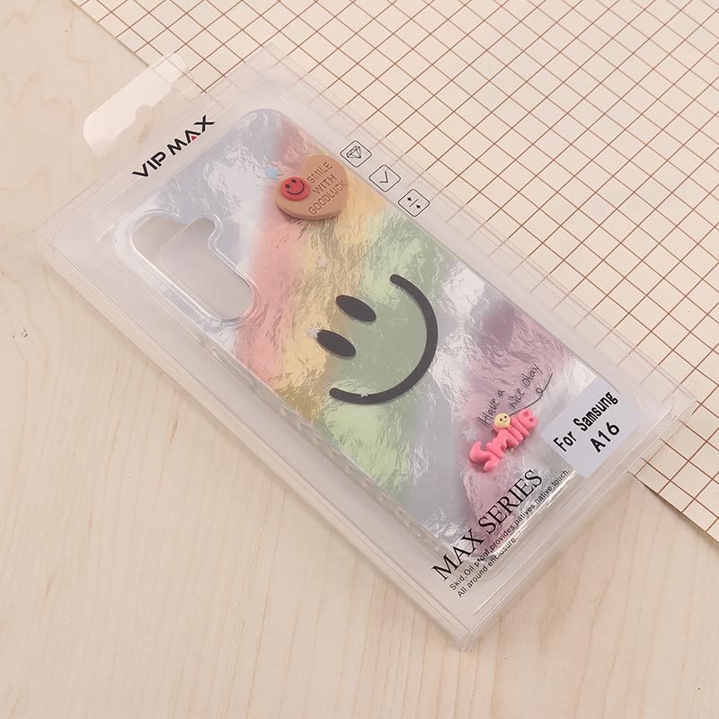 قاب IMD سامسونگ Galaxy A16 4G / A16 5G طرح Smile برجسته براق
