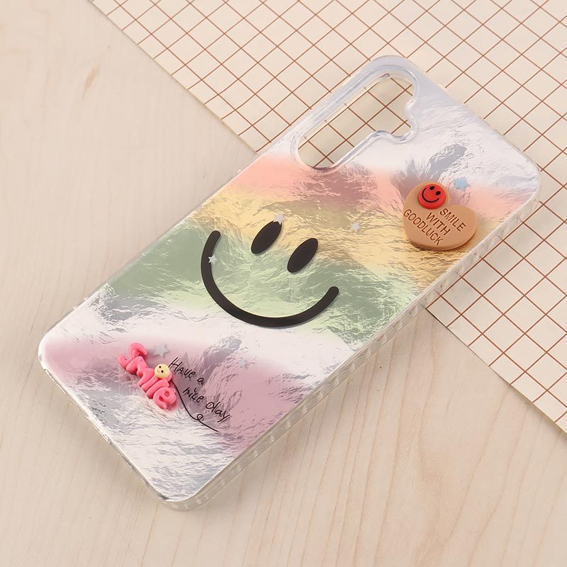 قاب IMD سامسونگ Galaxy A16 4G / A16 5G طرح Smile برجسته براق