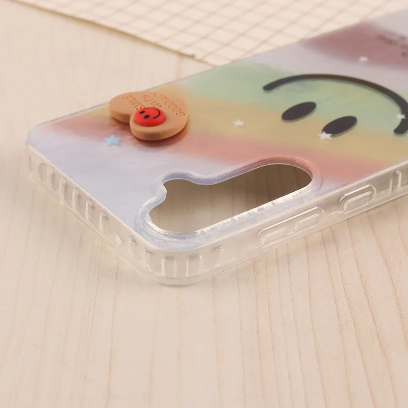 قاب IMD سامسونگ Galaxy A55 طرح Smile برجسته براق