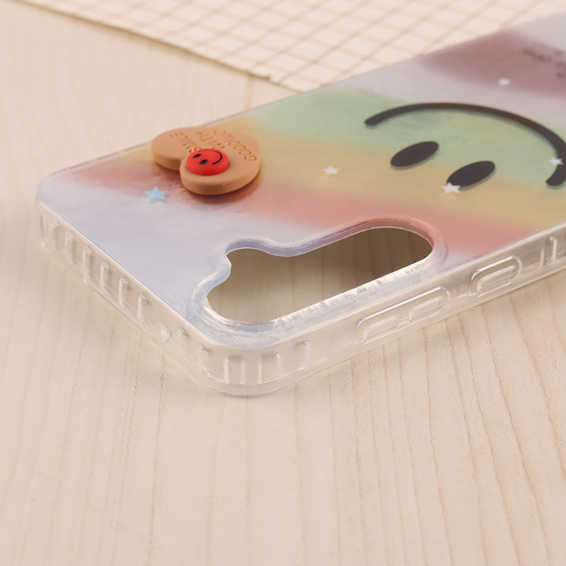 قاب IMD سامسونگ Galaxy A55 طرح Smile برجسته براق