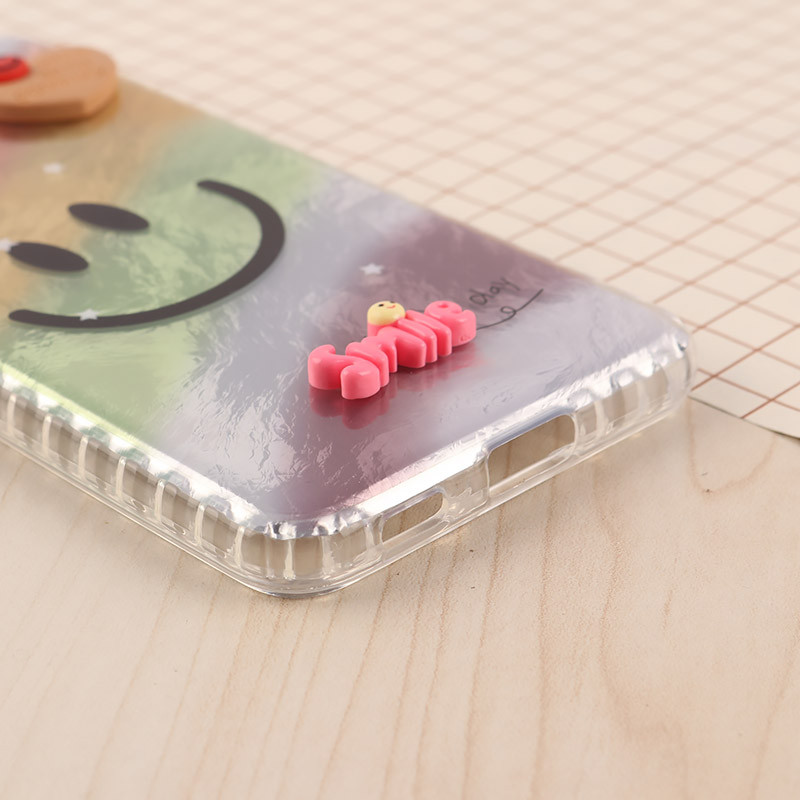 قاب IMD سامسونگ Galaxy S21 FE 5G طرح Smile برجسته براق