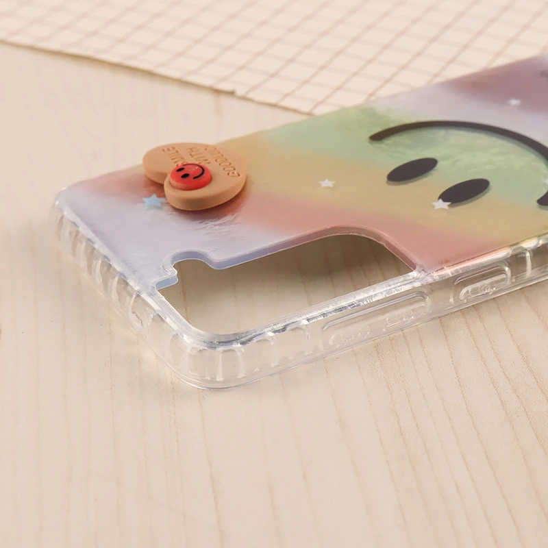 قاب IMD سامسونگ Galaxy S21 FE 5G طرح Smile برجسته براق