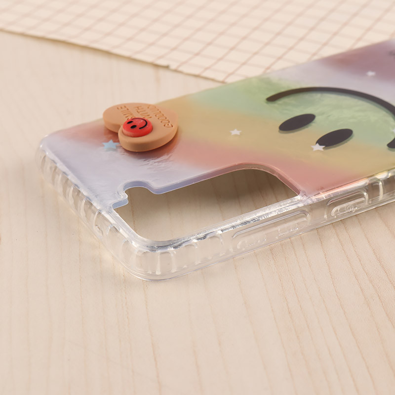 قاب IMD سامسونگ Galaxy S21 FE 5G طرح Smile برجسته براق