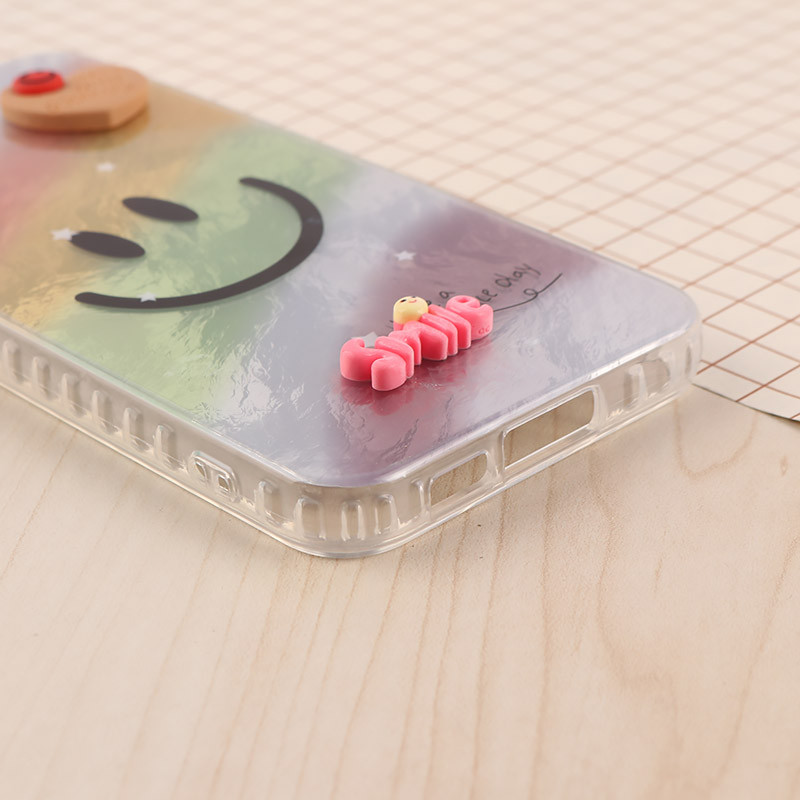 قاب IMD سامسونگ Galaxy S23 FE 5G طرح Smile برجسته براق