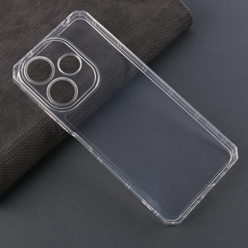 قاب ژله ای شفاف شیائومی Redmi 13 4G / Redmi 13 5G محافظ لنزدار