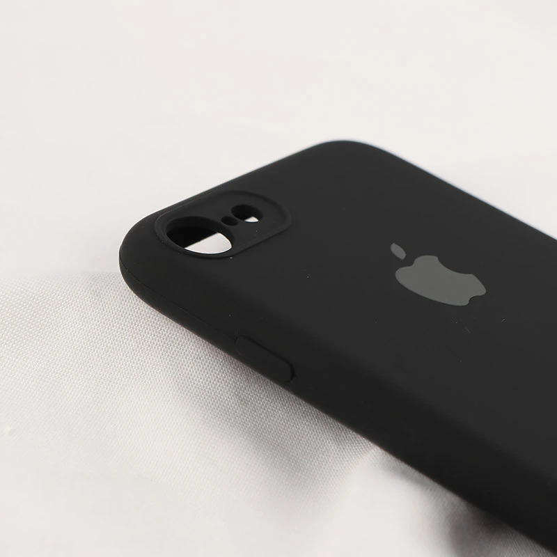 قاب سیلیکونی اصلی زیربسته آیفون iPhone 7 / 8 / SE 2020 محافظ لنزدار