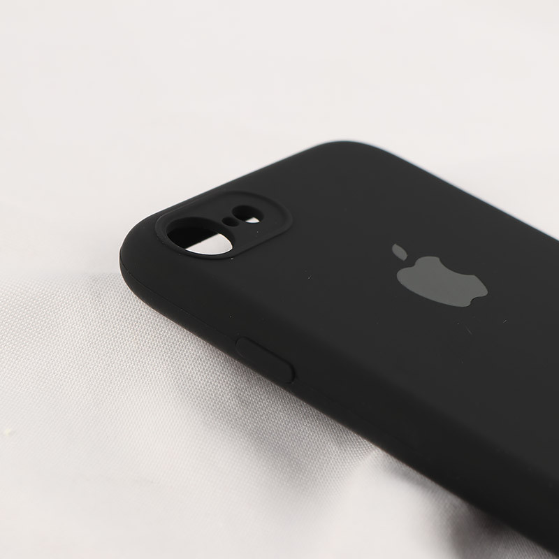 قاب سیلیکونی اصلی زیربسته آیفون iPhone 7 / 8 / SE 2020 محافظ لنزدار