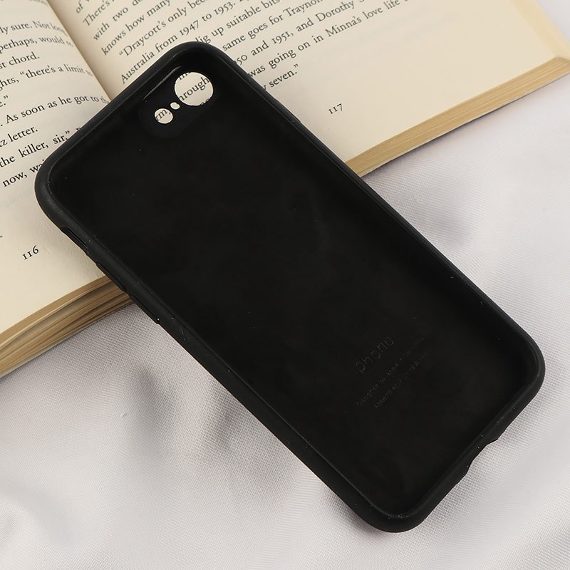 قاب سیلیکونی اصلی زیربسته آیفون iPhone 7 / 8 / SE 2020 محافظ لنزدار