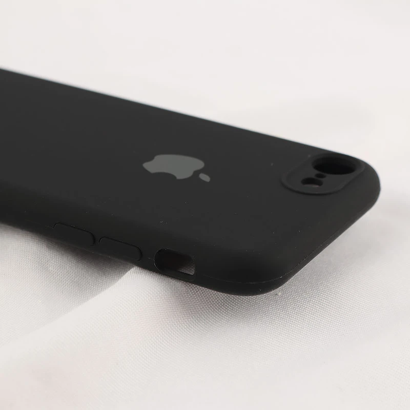 قاب سیلیکونی اصلی زیربسته آیفون iPhone 7 / 8 / SE 2020 محافظ لنزدار