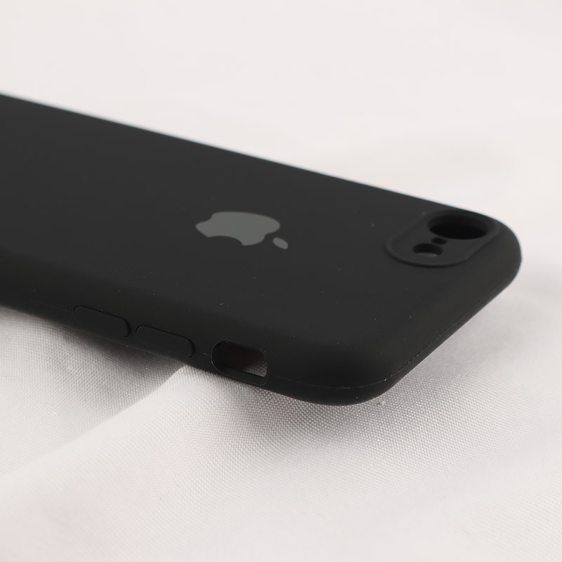 قاب سیلیکونی اصلی زیربسته آیفون iPhone 7 / 8 / SE 2020 محافظ لنزدار